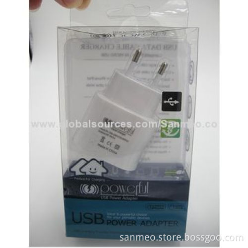 2 USB port travel charger, charges various digital devices, short-circuit protection and restorationNew